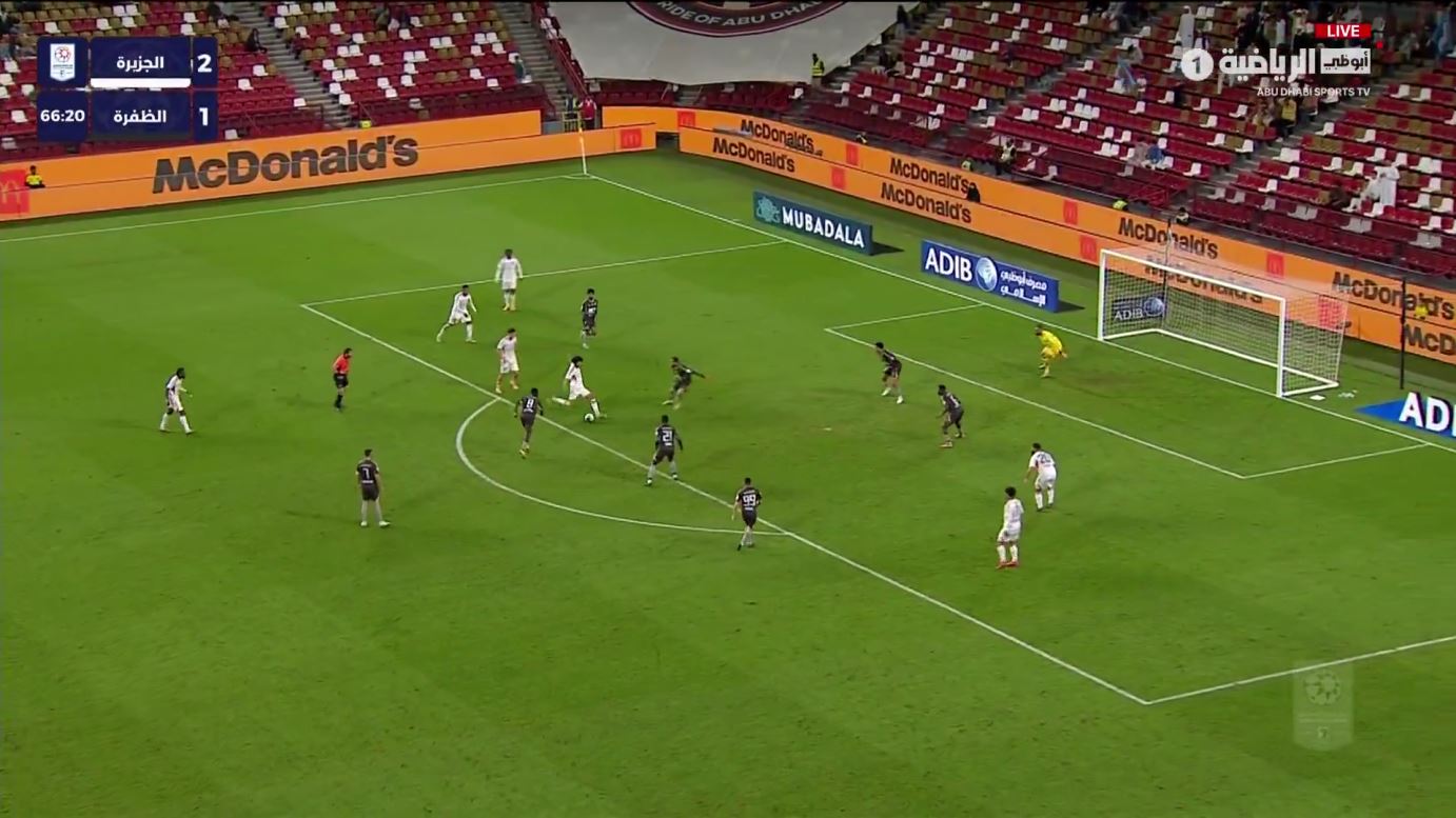 محمد النني يسجل صاروخية في شباك الظفرة 