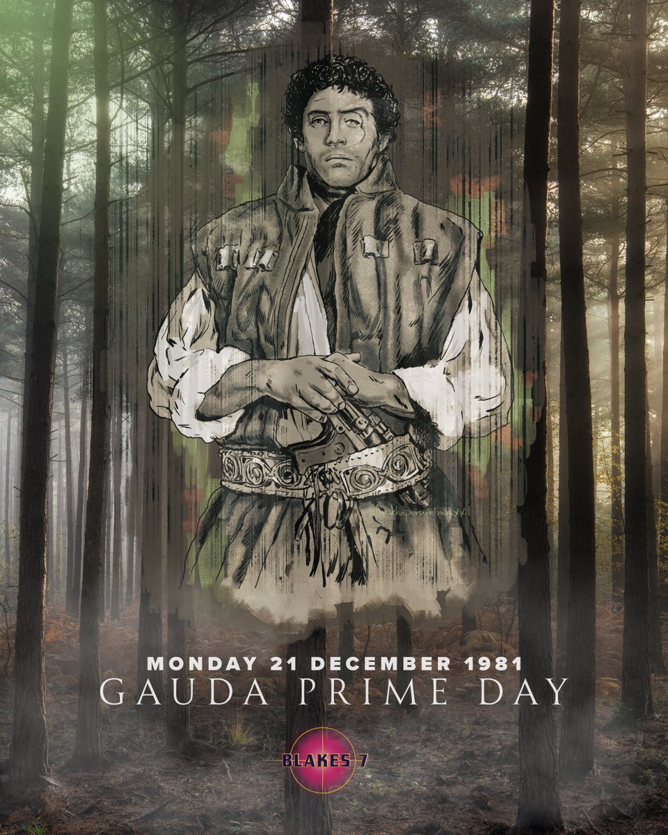 Where were you 44 years ago tonight? #GaudaPrimeDay #Blakes7

Blake illustration by Aakheperure Merytsekhmet, from the 'Blake's 7 Annual 1982'. Available now from cultedge.art