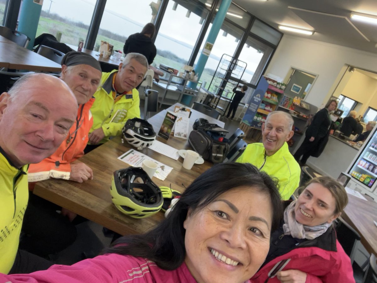 HaveringCycling's tweet image. Six Havering CTC riders out earlier. Ride out via Orsett then a loop via West and East Tilbury. Lunch in Thameside Nature Park. Direct return via Horndon on the Hill and Orsett. Next Sunday- Potting Shed Tea Room, Little Oxney Green.