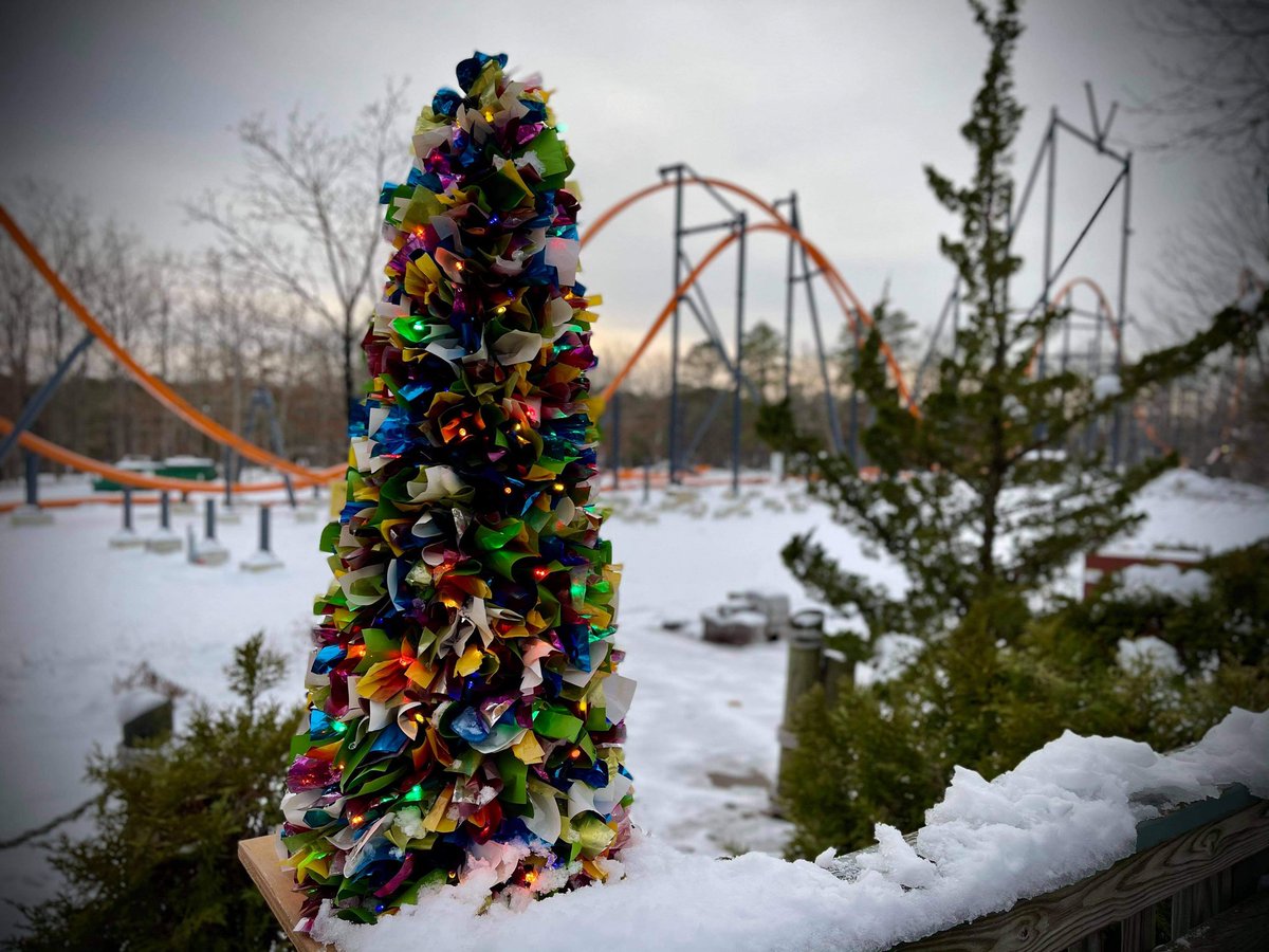 Coastercrew's tweet image. The coasters are nestled in for a long winters nap. @KingsDominionVA @cedarpoint @SFGrAdventure