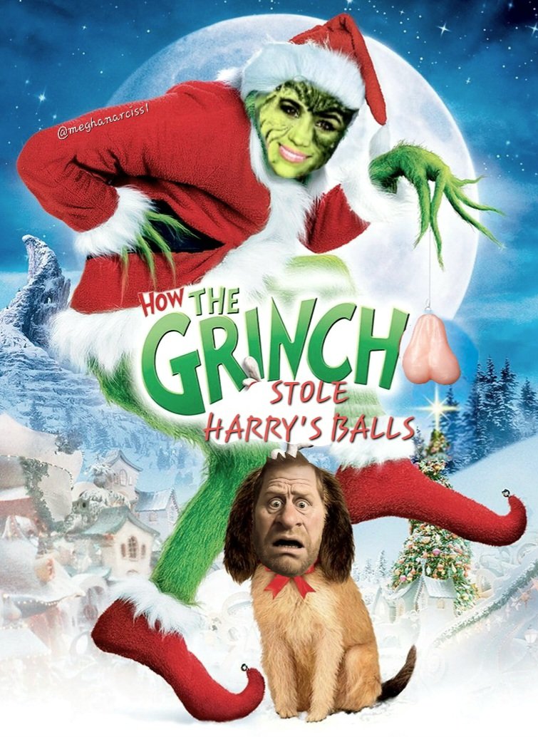 Meghanarciss1's tweet image. #MeghanMarkle #TheGrinch #Woof