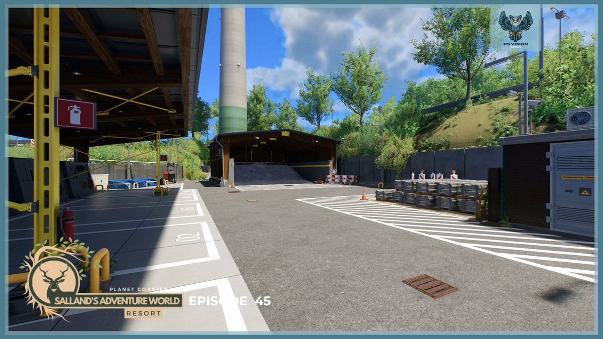 #PlanetCoaster2 #PlanetCoaster <a href="/PlanetCoaster/">Planet Coaster 2</a> 

The highway maintenance area is now fully completed. The final phase focuses on adding foliage around the site. By placing trees, and other greenery, the area gains a more natural and realistic appearance.

youtu.be/PrddRvqMnrE