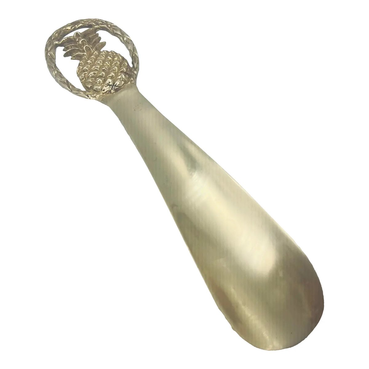 Goodbye Vintage Brass Pineapple Shoe Horn, Hello <a href="/chairishco/">Chairish</a> sale💰Shop more here: bit.ly/shopTWT