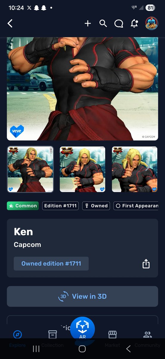 Cake91630751's tweet photo. @OmilliTees @veve_official @CapcomUSA_ NFTs Aren’t Dead, They Live On @VeVe_Official” https://t.co/AUo6pGB9UP