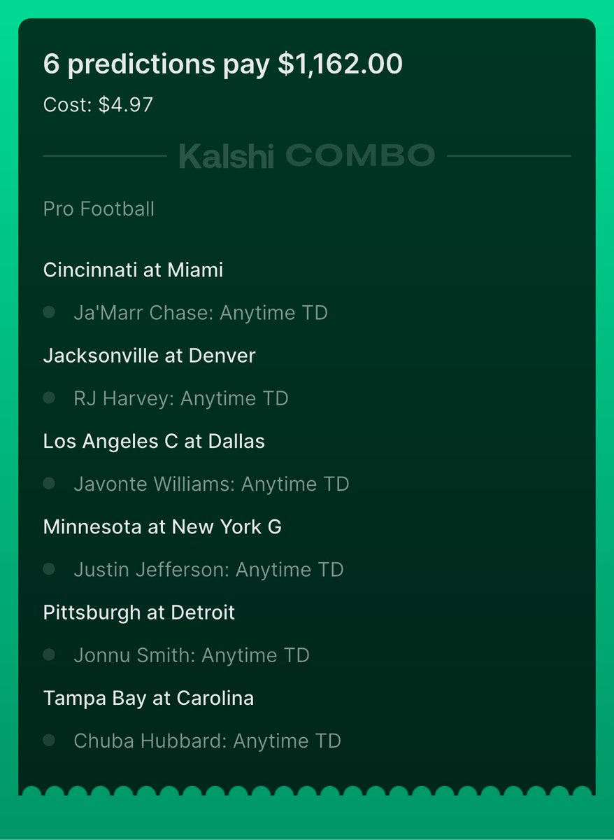 Hammerbets18's tweet image. Some more ATTD sprinkles. 🍩#letsgetlucky #kalshi #nflsunday