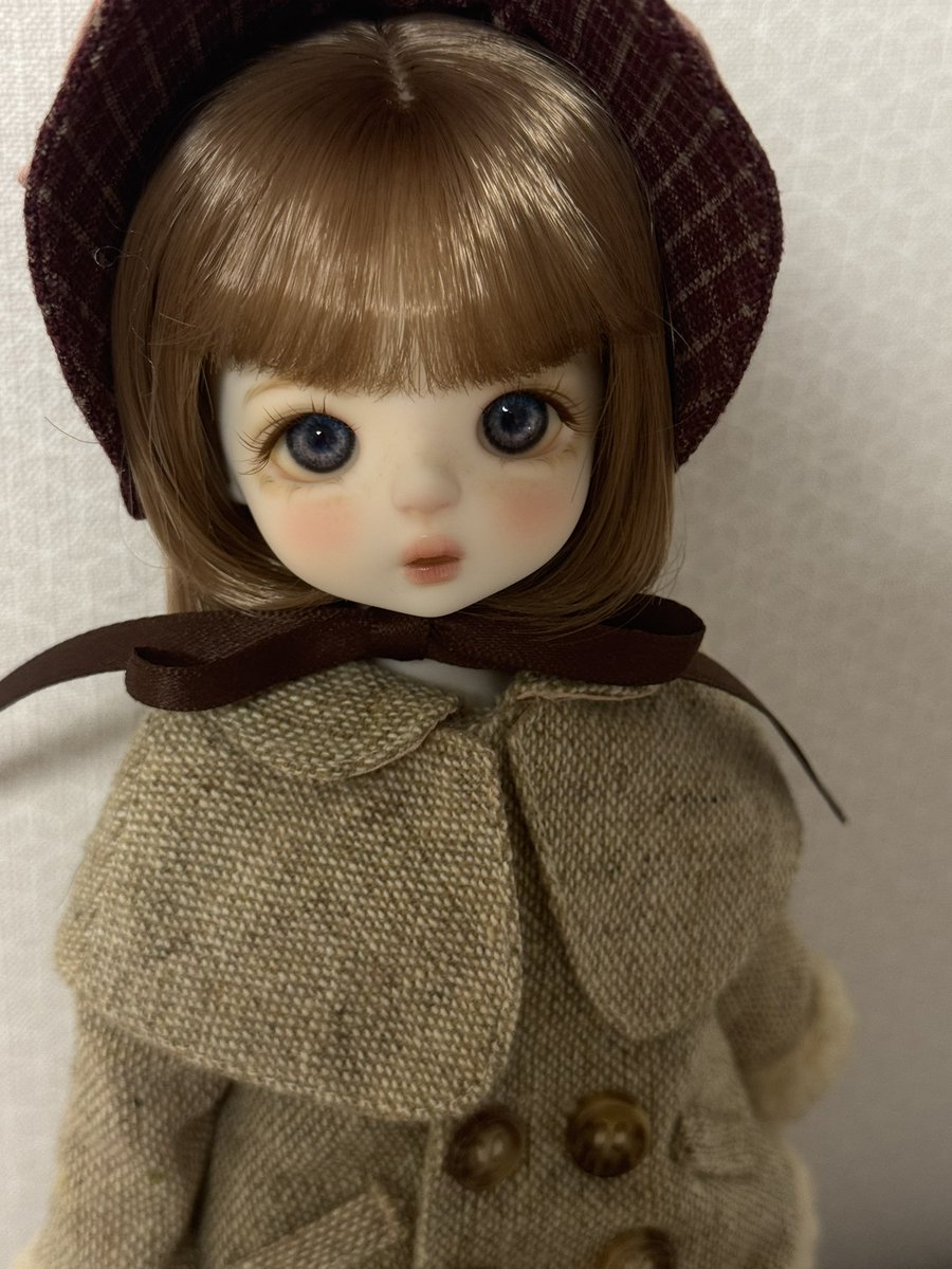 잠이 안와서 애기보름이 옷입히기🩵 단발 넘잘어울려