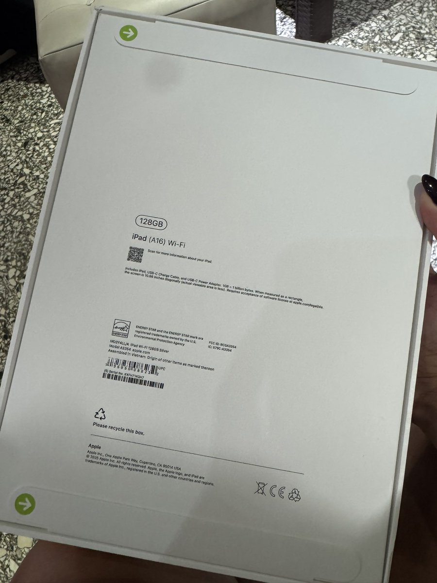 En venta! Sellada
Ipad A16 de 128gb en 300 us ( tengo 2)