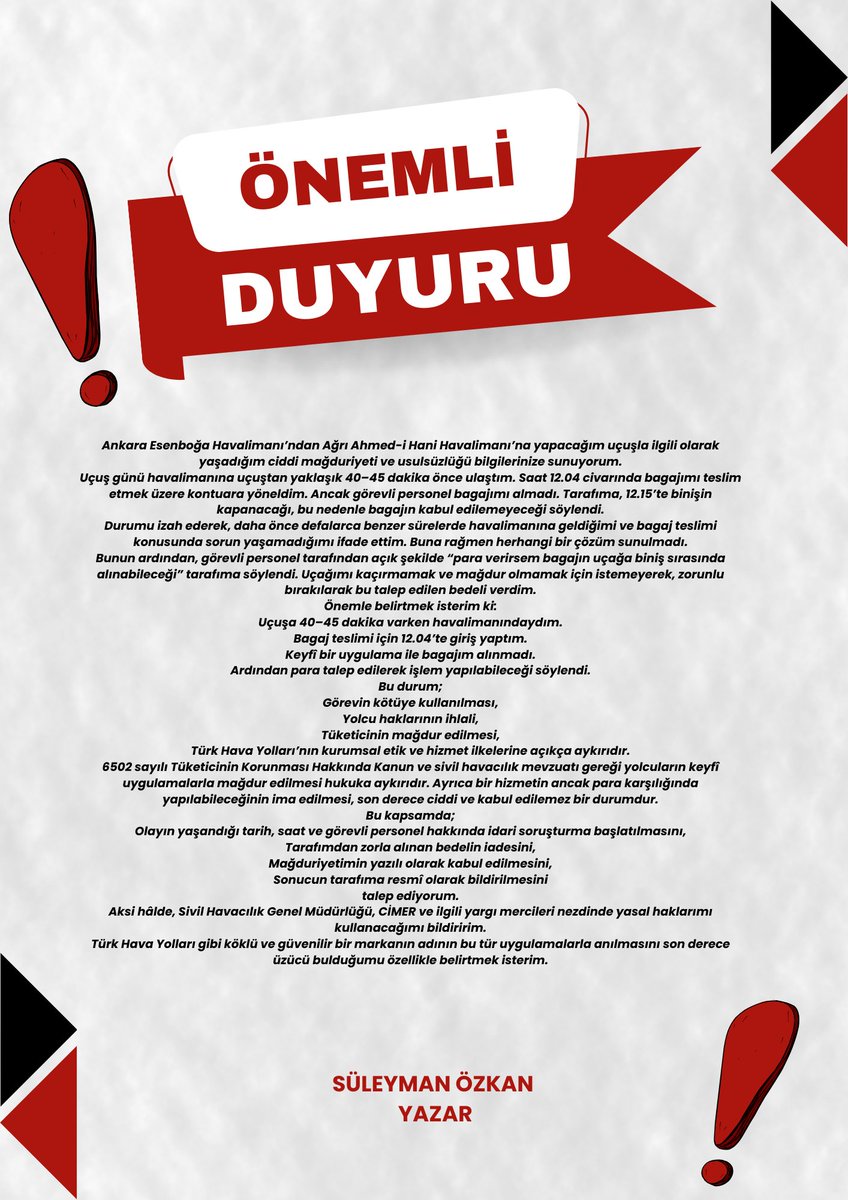 <a href="/AJET_TR/">AJet</a> <a href="/AJ_Destek/">AJet Destek</a> <a href="/thydestekhizm/">THY Destek Hizmetleri A.Ş.</a> <a href="/TK_TR/">Türk Hava Yolları</a> <a href="/SHGM/">Sivil Havacılık GM</a> <a href="/HavaSosyalMedya/">HavaSosyalMedya</a> #thyao #thy