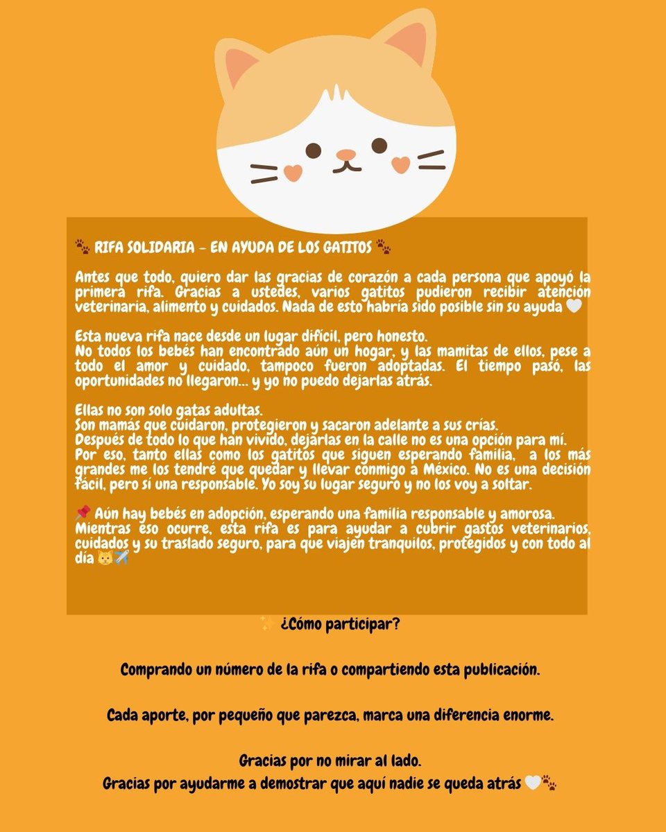 rockenaty's tweet image. Queridos amigos: Agradezco mucho la difusión y si me pueden ayudar con un númerito para ayudar a nuestros rescatados ❣️ que pasen felices fiestas