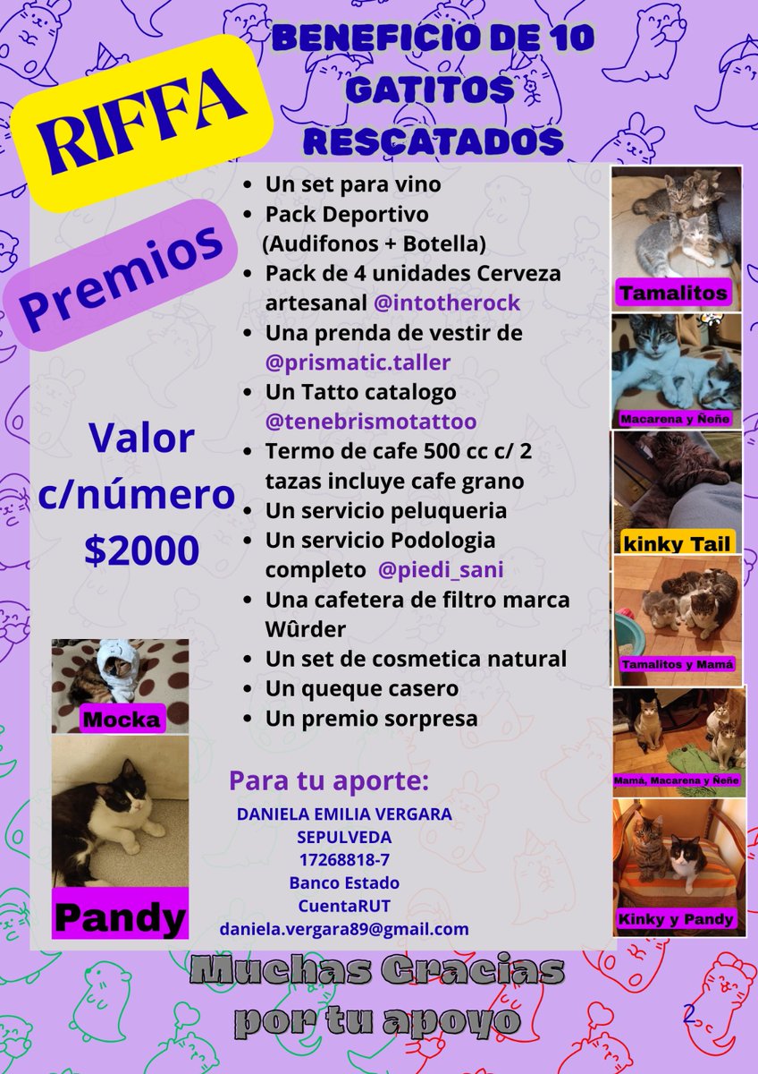 rockenaty's tweet image. Queridos amigos: Agradezco mucho la difusión y si me pueden ayudar con un númerito para ayudar a nuestros rescatados ❣️ que pasen felices fiestas