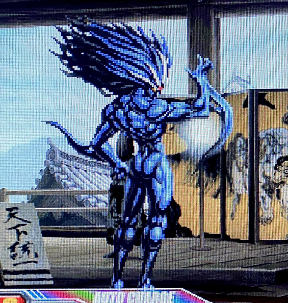 oz_shiron's tweet image. 12月22日はPS2版ネオジオバトルコロシアムの発売日でしたか。20年前

このNEO-DIO様のドット絵めちゃくちゃ気合い入ってて好き！筋肉の立体感が格好良い〜！