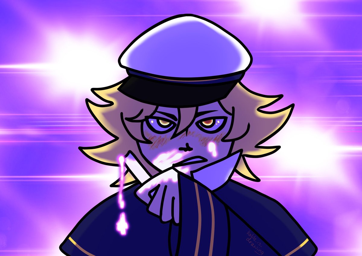 kable_draws's tweet photo. My piece from the @olivercollab this year! Piece based off the song T.V.V.S. by corasundae #olivercollab #olivercollab2025 #VOCALOID_Oliver https://t.co/8738CO5dfU