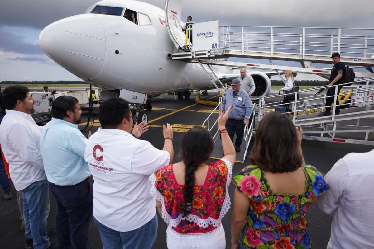 karych31's tweet photo. #Cozumel | Fortalecen la conectividad aérea.
✈️ Nueva ruta 
• Calgary – Cozumel (WestJet)  
Reanudan el día de hoy:  
✈️ Delta Airlines – Minneapolis (MSP)  
✈️ Delta Airlines – Atlanta (ATL)  

https://t.co/wl6yjwNtmQ https://t.co/aOF6TsB8fa