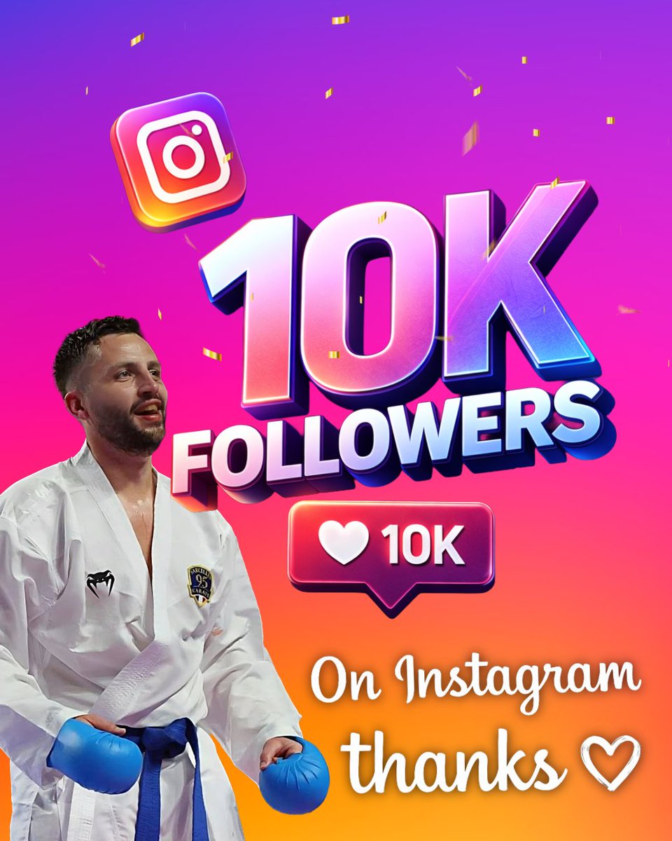 We are 10K on Instagram now ✨️  Thanks to all ❤️ Im very happy to see that you like the work ⚙️  Let's continue to share, and do more and more together 🤝🥋
