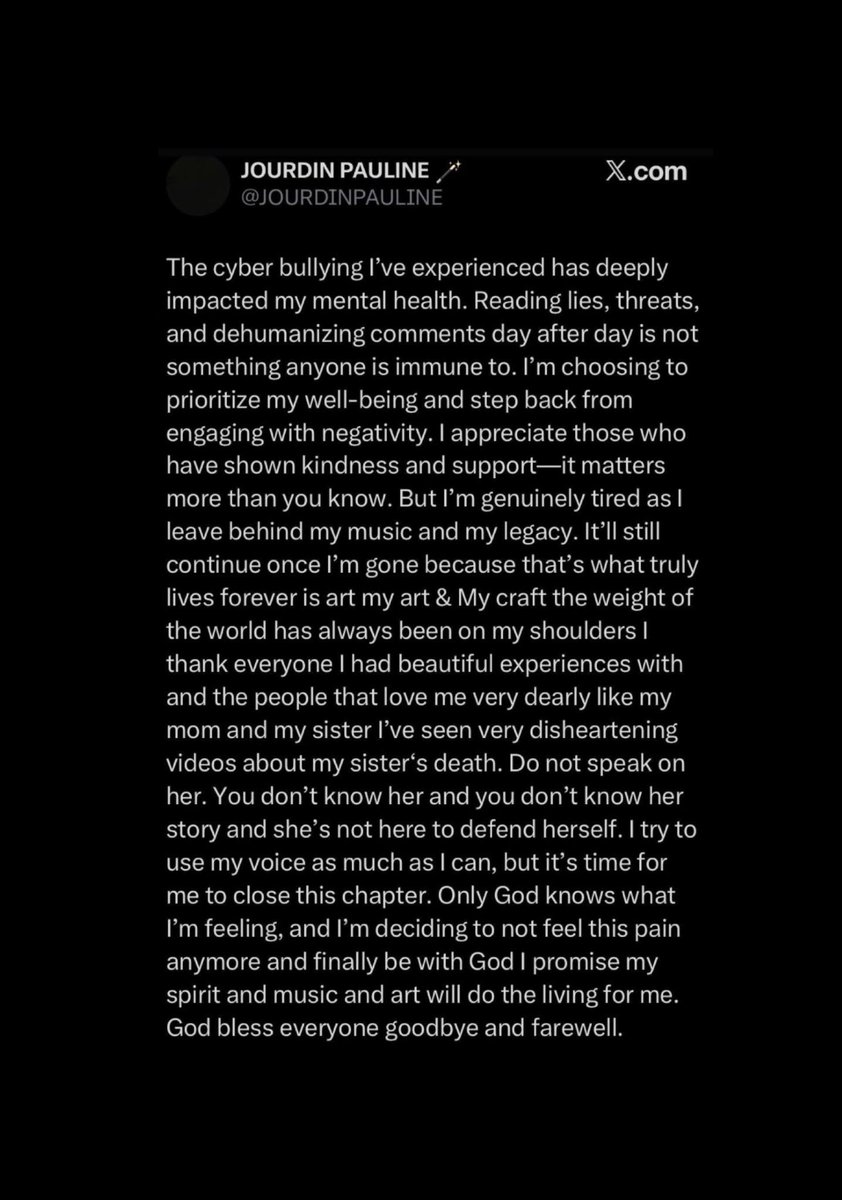 FearedBuck's tweet image. Jourdin Pauline shares a cryptic message and deactivates her account after being exposed for lying about buying a new Mercedes