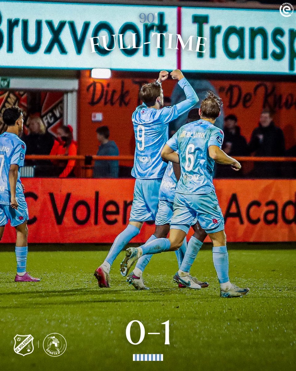 Sparta gaat winnend de winterstop in ❄️
#VOLSPA 0-1