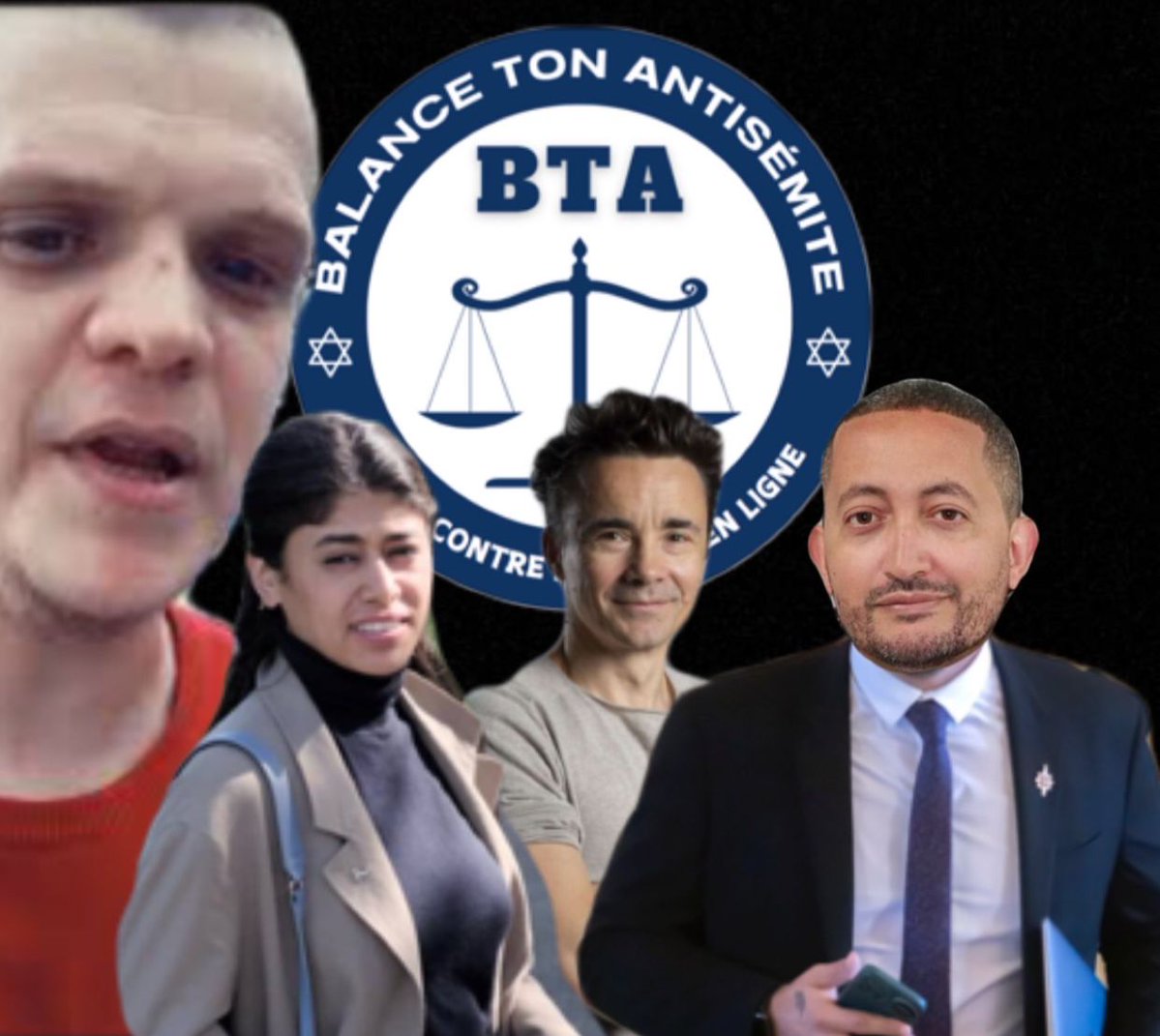 JCoupable's tweet image. Ils font partie des acteurs de l’antisémitisme en France, et comptent parmi ceux qui ont, chacun à leur manière, contribué à relayer la propagande sordide du Hamas.

Lequel d’entre eux participera à la grande finale du pire antisémite 2025 ?
Que le pire l'emporte !
👇