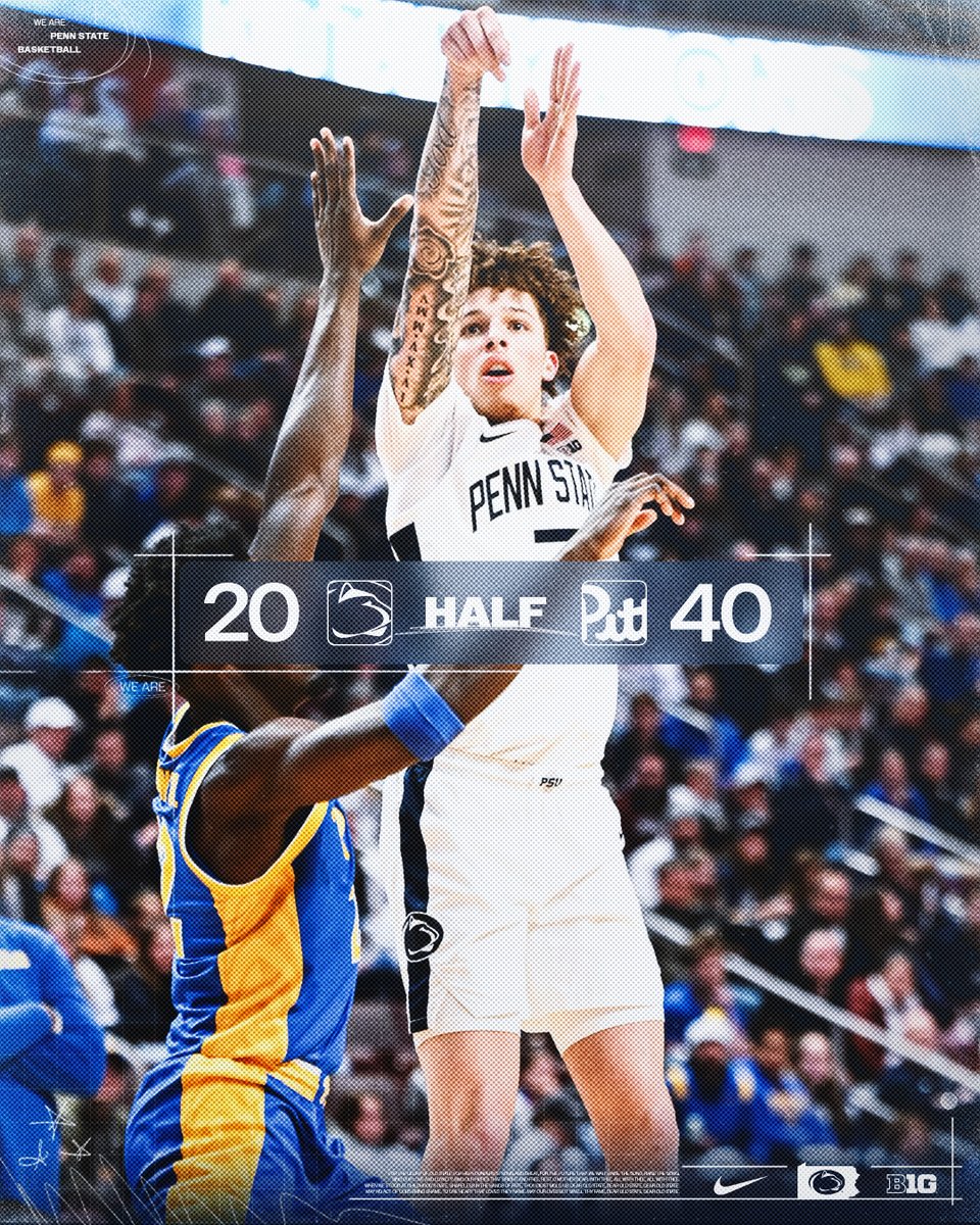 PennStateMBB's tweet image. Work to do in the second half.