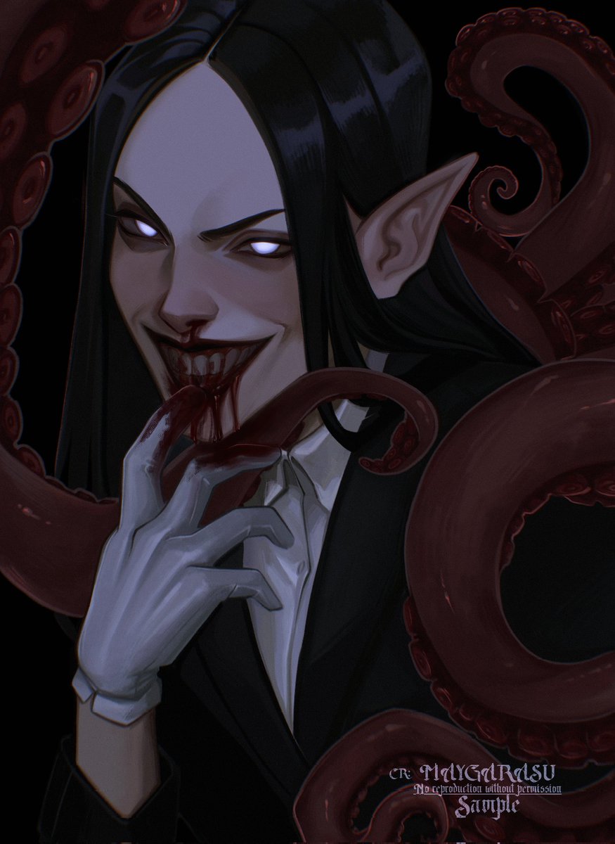 🐙A gift for a dear friend
I would be glad to have your support!

#絵描きさんと繋がりたい
#VGenComm  #artmoots