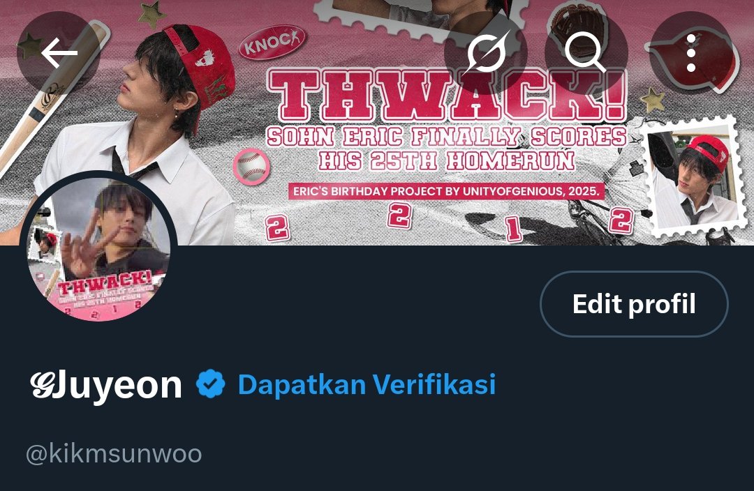<a href="/UnityOfGenious/">ENERGERICs.</a> Selamat ulang tahun, sobatku Eric Sohn yang kren 🎂 Meskipun lagi ts, tidak menghentikan niatku untuk merayakan ultahmu. Semoga tetep keren, makin berbakti pada hyung, dan makin mengurangi kurang ajarnya. Bahagia selalu, maknae!

#더비는_영원히_에릭이편
#THEBlovesERIC