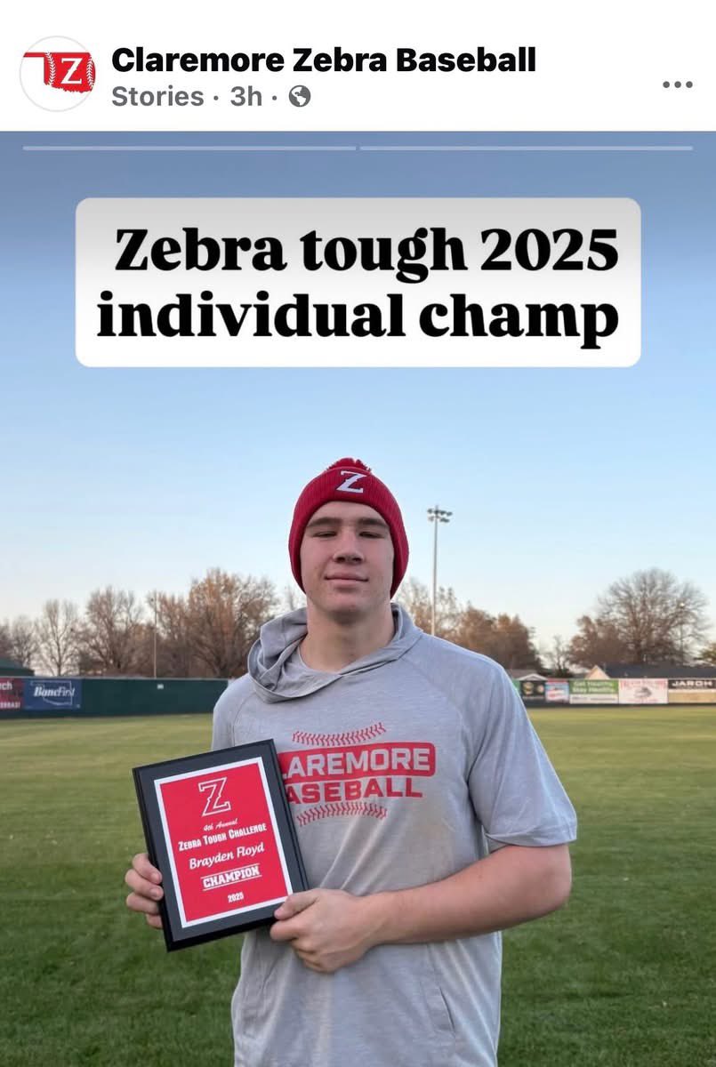 BraydenFloyd_27's tweet image. Zebra tough winner + highest recorded extra work hours + 4.4 semester GPA @zebsbaseball @JGelnar7 @hhopper22 @CoachMSmith7 @NickHerrinsAs @NickHerrinBSB @CompFit2017 @Bsbclips @DennisFloyd_73