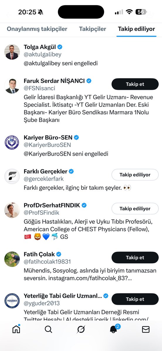 Adam fake hesap açmış Müfettiş kılığına girmiş

Diyo ki; “Merkez Uzman taşra uzmanla eşitlensin.” 

Adamı takip edenlere bakıyorsun:

Kariyer-sen sendika genel başkan yardımcısı Ceren Anzelha

Adamın takip ettiklerine bakıyorsun:

Kariyer-sen, Tolga vs

Yemezler.

Dikkatli olun.