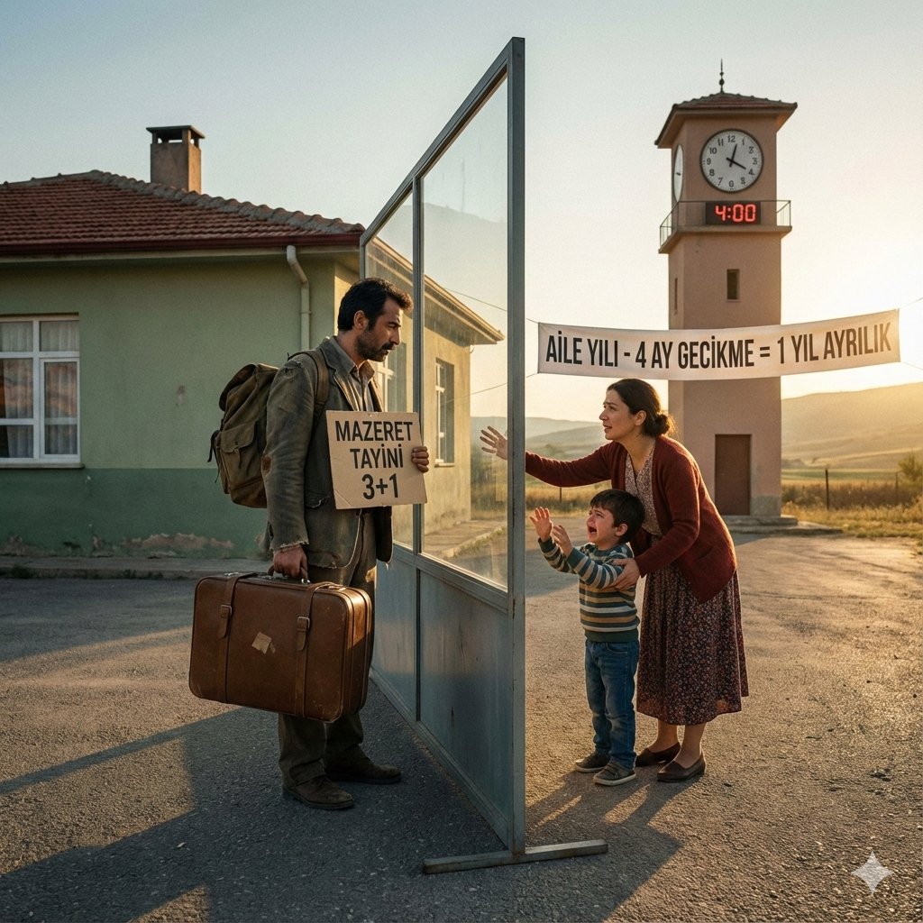 Atanırken, 3 yıl görev yaptıktan sonra mazeret tayin hakkımızın olacağını biliyorduk. Ancak bakanlık tarafından 4 ay geç başlatıldığımız için bu hakkı 4 yıl sonra kullanacağımızı bilmemiz mümkün değildi. Biz 3+1 kuralının gereğini yerine getirdik. Aile Yılı’nda Bakanlığımız