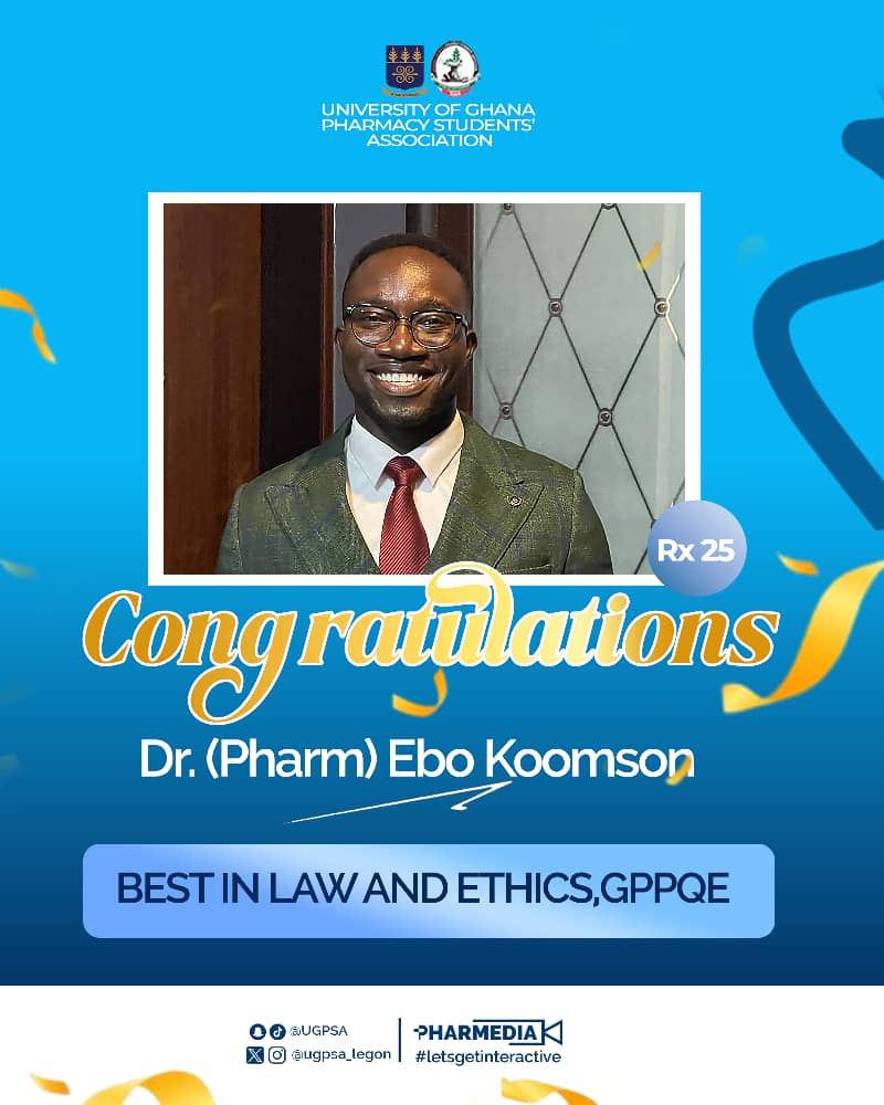 UGPSAlegon's tweet photo. Your hardwork🤓, dedication and perseverance has earned you this great achievement. 

Congratulations👏 on winning *the best in law and ethics* for the 2025 GPPQE

Kudos👍🏻
You deserve this🤩

©️ Powered by Pharmedia https://t.co/kc6Am0mx7T