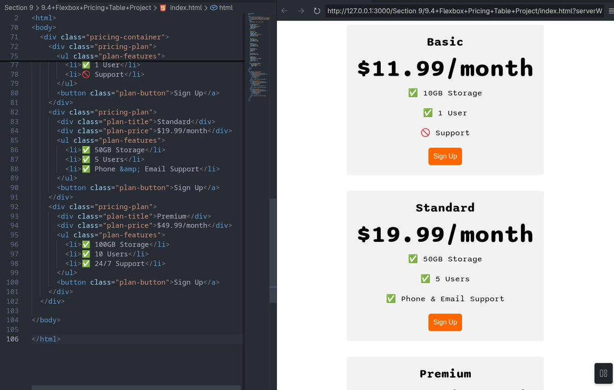rudratweetsless's tweet image. Day 4/100 🚀
Continuing my #100DaysOfCode journey.
Completed Section 9 – Flexbox
Covered display:flex, direction, layout, sizing
Layouts are finally starting to make sense. 
Showing up daily.💻🔥
#buildinpublic #FullStackDeveloper