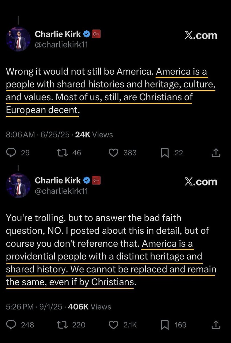 Charlie Kirk DID NOT agree with Vivek.

It doesn’t mean you have to agree with Charlie on everything. But Vivek framing it as some “far right” internet opinion is dishonest.