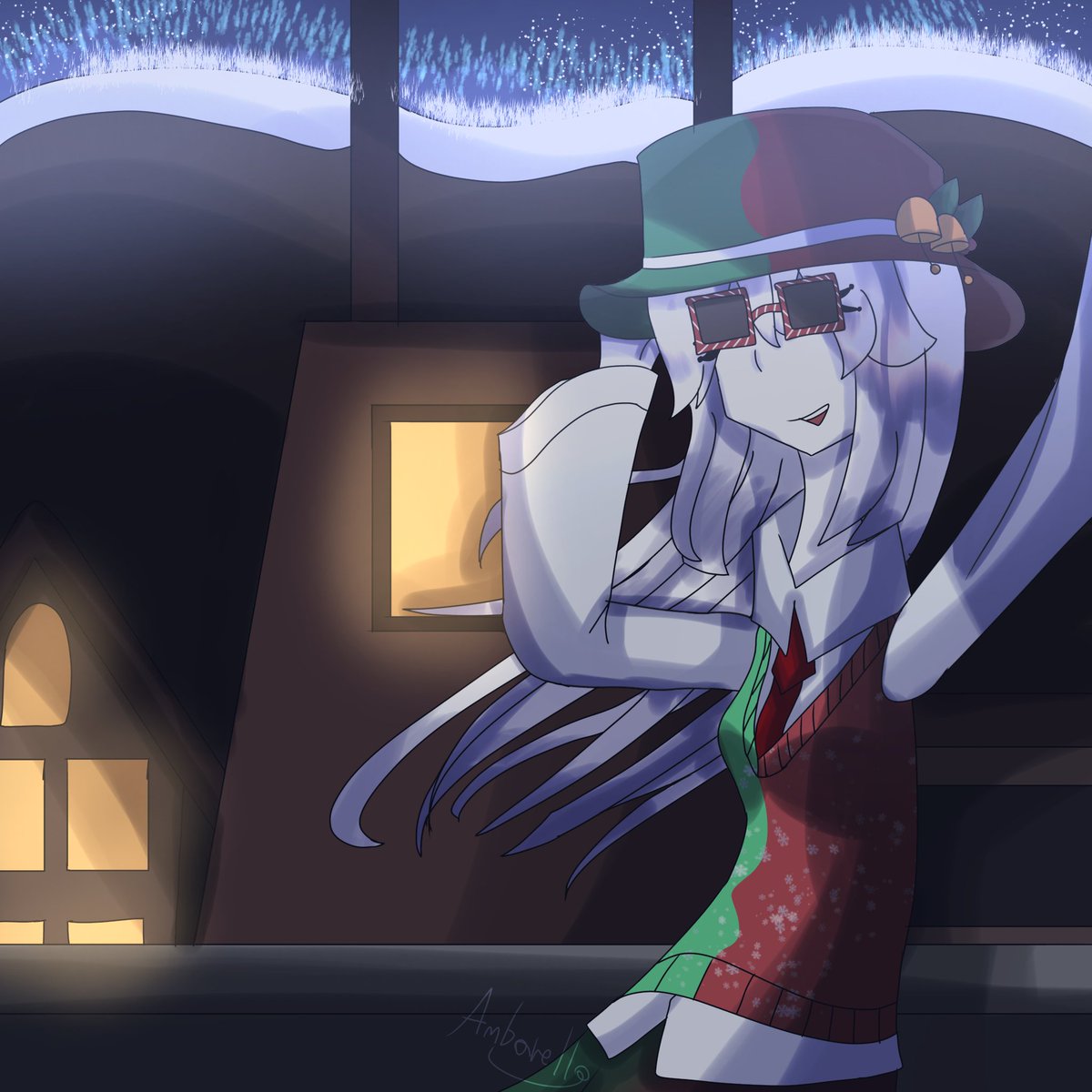 Alright, here's the a rework artwork of 2 years ago (December 16th of 2023) of Northern Alpines.

Somehow I've used my newer artstyle to practice also for other artyles would less than a practice for newer artstyle:

#Fe2fanart #floodescape2 #fe2 #robloxart #northernalpinesFE2