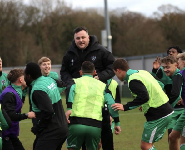 NorthwichVicsFC's tweet photo. 𝐓𝐔𝐑𝐍𝐄𝐑 𝐓𝐔𝐑𝐍𝐒 3️⃣4️⃣ 🎉

From us all at #NVFC wishing a happy birthday to our Assistant Manager 𝗝𝗮𝗰𝗸 𝗧𝘂𝗿𝗻𝗲𝗿 who celebrates 34 today! 

A popular character amongst the group &amp; supporters alike 🤝

Have a great day 💚

#TrickiesFamily #NorthwichVics https://t.co/AWidl6woc7