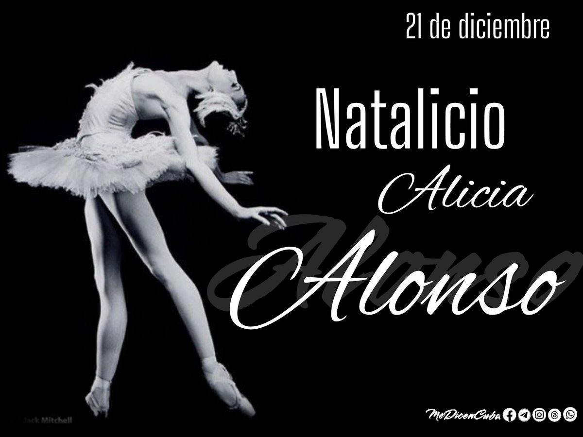 Ella es la mezcla tan rica de nuestra cultura que la hace estrella y miliciana, dama y guerrera, excelsa y sencilla.  Por eso, no habrá otro calificativo para Alicia Alonso más que el de «La eterna dama del ballet».