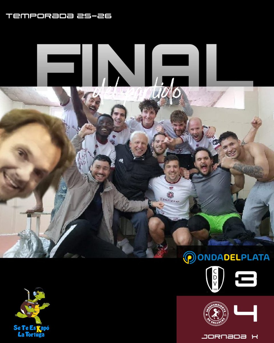 CDIVallecas's tweet image. 📌 RESULTADO 

Gran remontada de Independiente con esfuerzo, paciencia y entrega.
Primera parte para olvidar, pero la charla en vestuarios de medio tiempo dio sus frutos en la segunda logrando un 3-4 muy peleado

⚽ Carlos
⚽ Jeremy
⚽⚽ Carlos I.