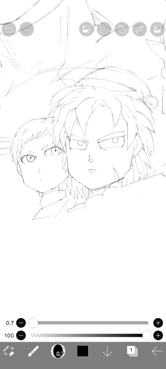 手描きイラスト　リク23 RT @15sakekasu: