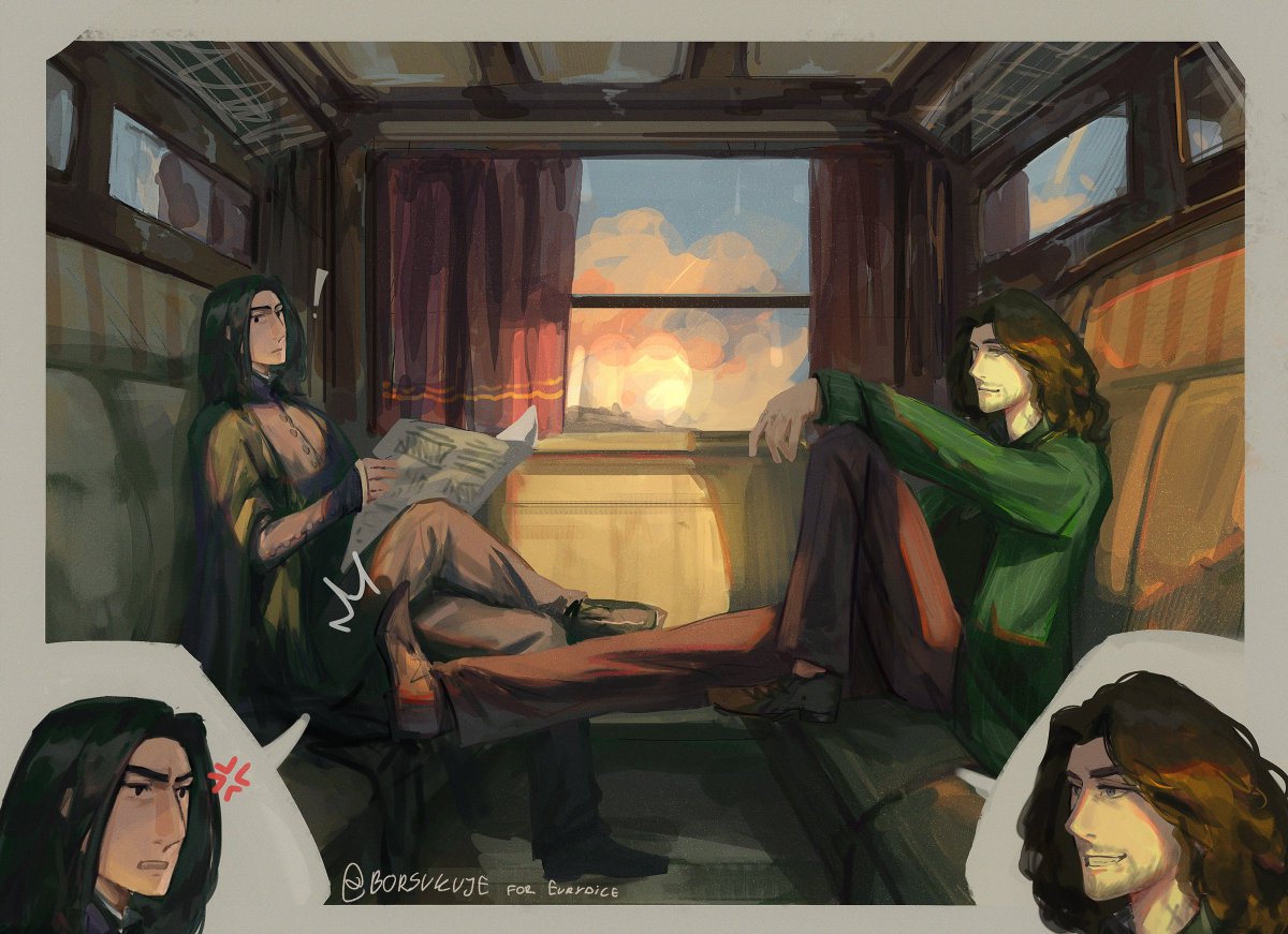 A long ride ahead of us, better make yourself comfortable

#snirius #siriusblack #severussnape