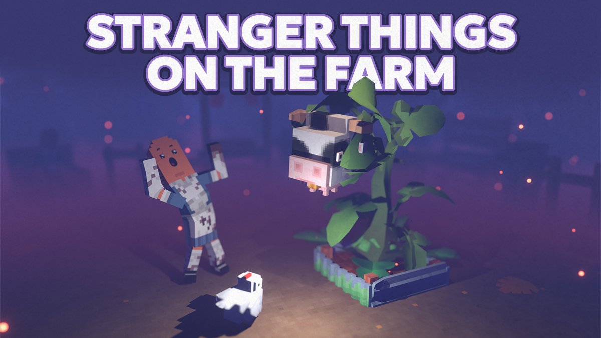 ChainersGame's tweet image. 🌟🦄Unleash Your Wild Imagination with Chainers! 🦄🌟

What fantastical creature will grace your farm next? 

Picture a Cowplant with a carnivorous craving, delightful Cherrycats 🍒, or vibrant Blooming Birds 🌺. The possibilities are endless—dream up your own unique animal! 🦄…