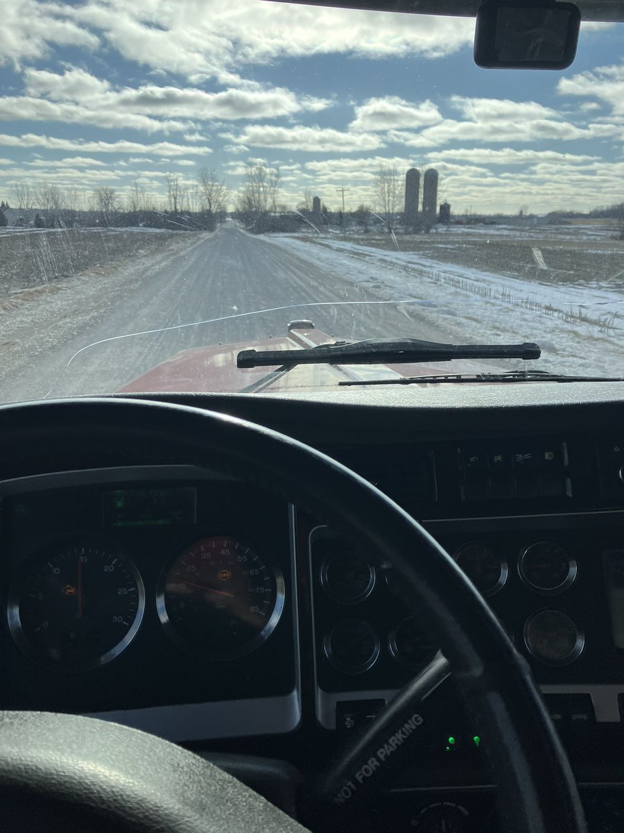 Country roads it’s a great day for hauling milk