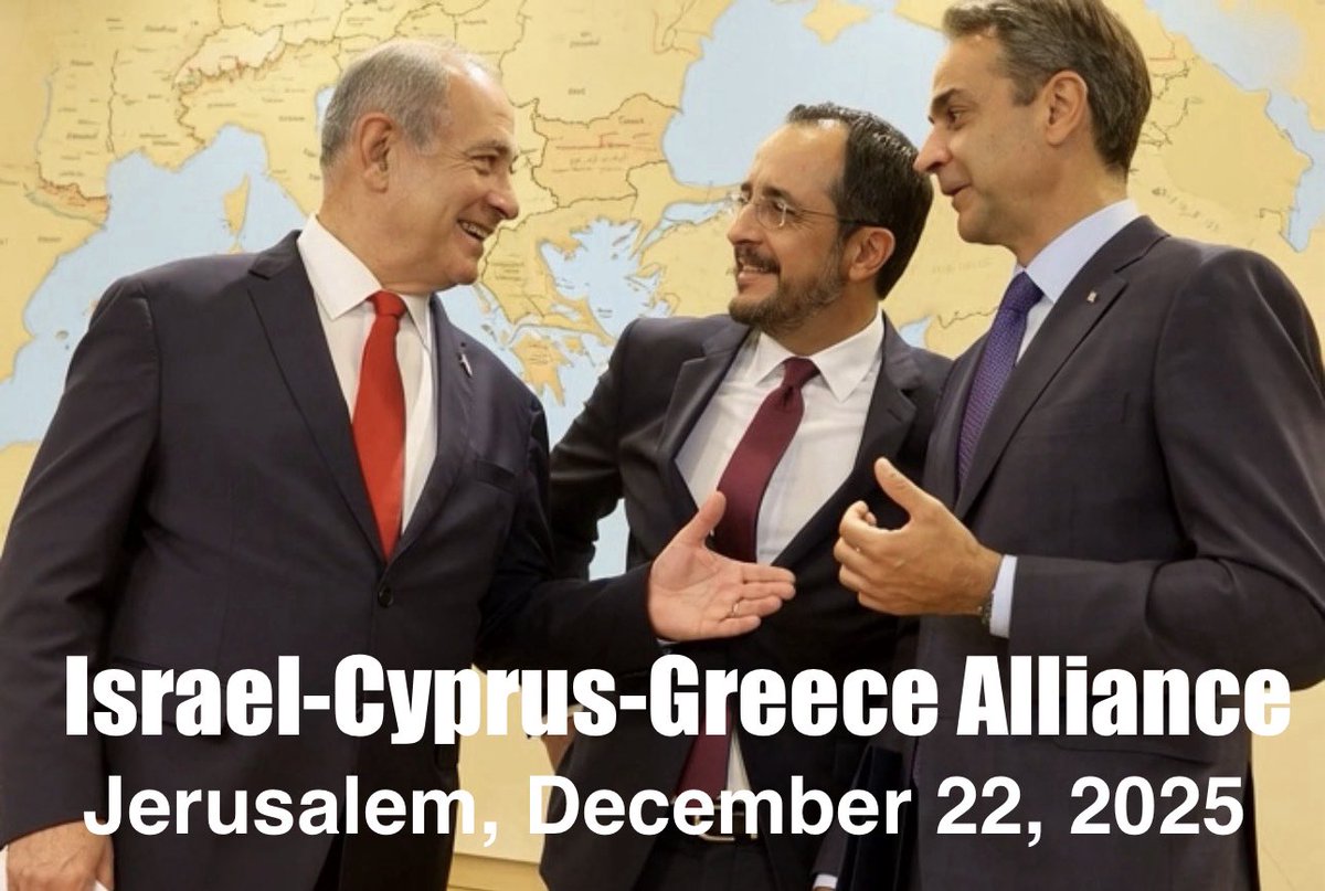 TheocharousH's tweet photo. PEACE THROUGH STRENGTH‼️

Tomorrow, Cyprus, Greece, and Israel forge an unbreakable alliance backed by the USA to stabilize the region

This 🇺🇸🇮🇱🇬🇷🇨🇾 powerhouse is ready to crush threats & secure peace
Trouble-makers in the region should consider it as a warning not to mess around