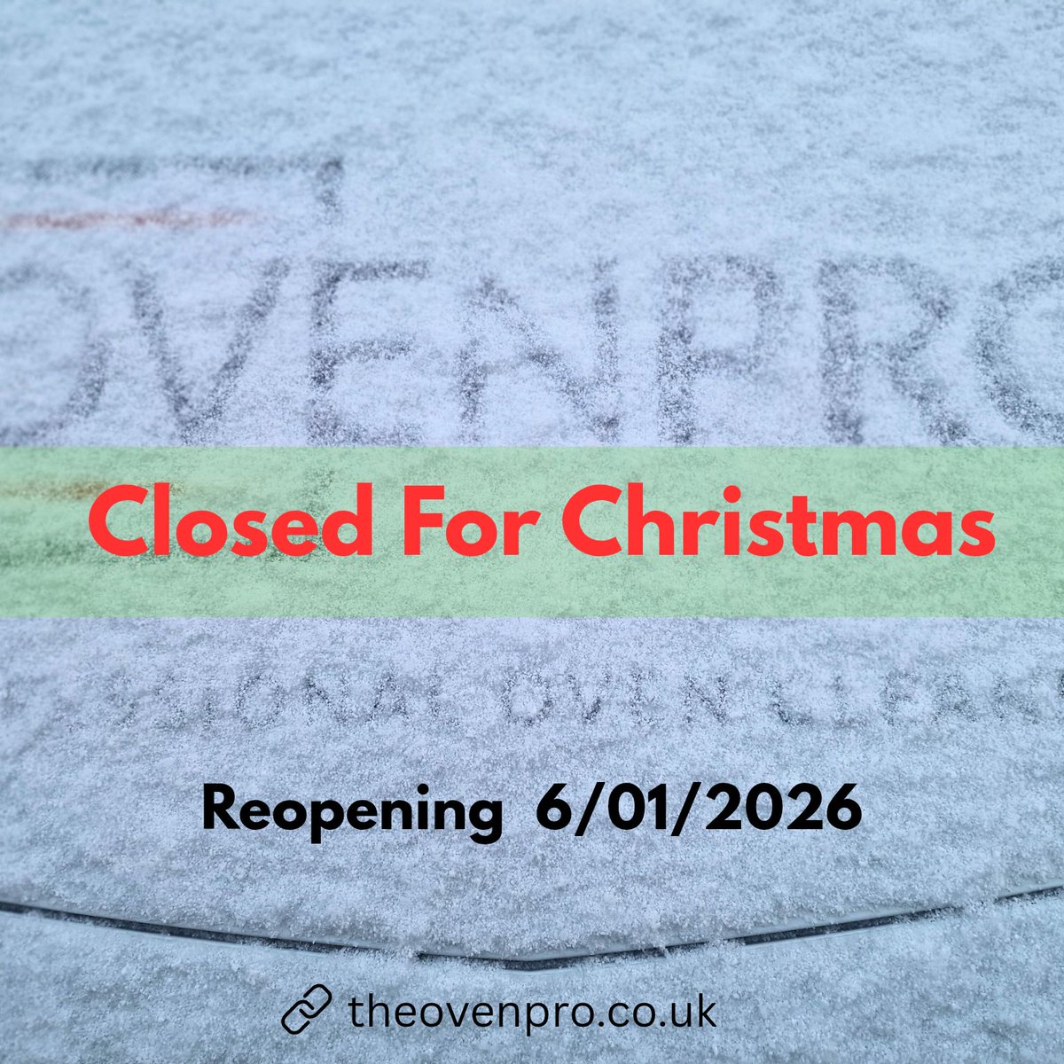TheOvenPro's tweet photo. We're now Closed for Christmas and will Reopen on 6/01/26. https://t.co/DSPigegF7a