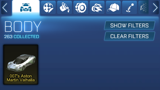 quickEEER's tweet photo. @RL_Status Hello, there is no discount applied for owning Valhalla body. Probably because it was called before with 007´s in front. Platform most likely does not matter but I am on PC https://t.co/z0HHuOZEm4