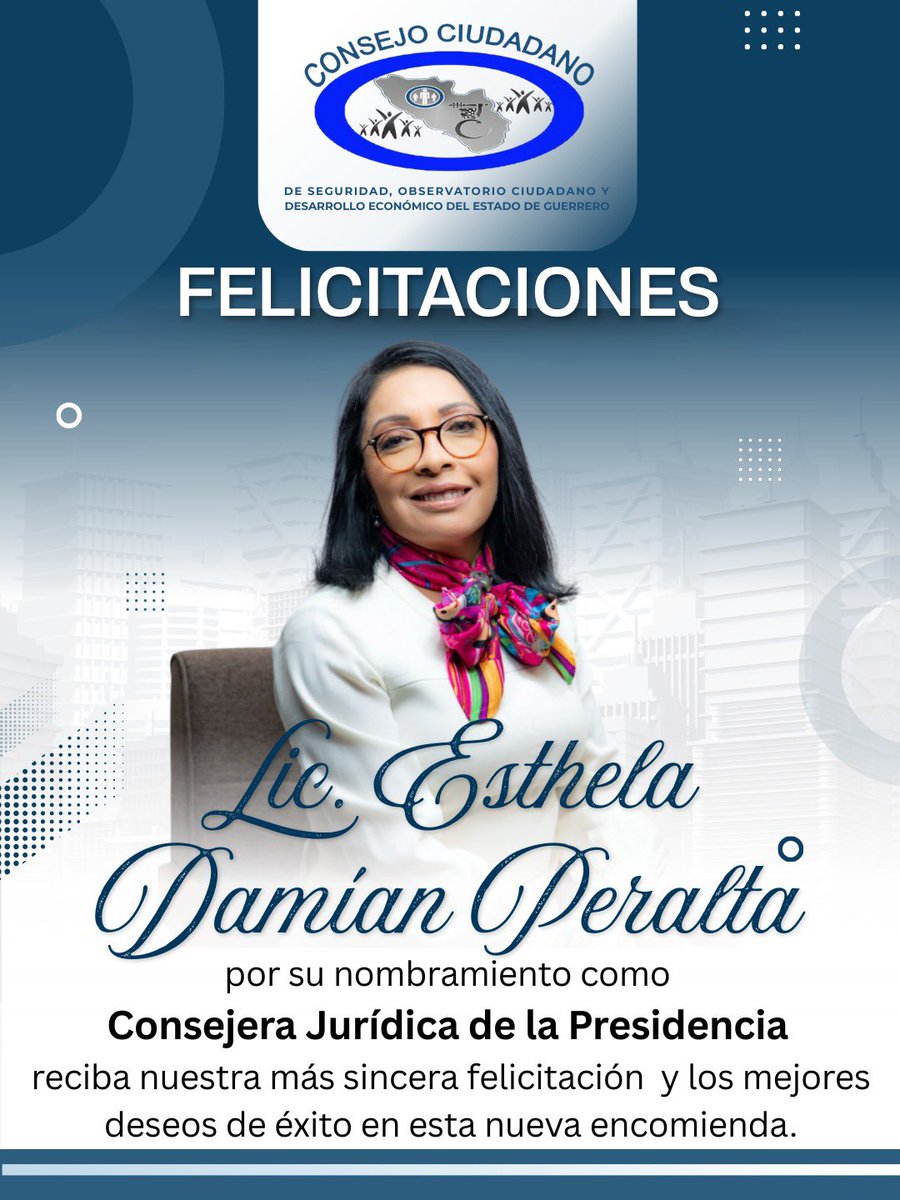 Esthela Damián tweet media