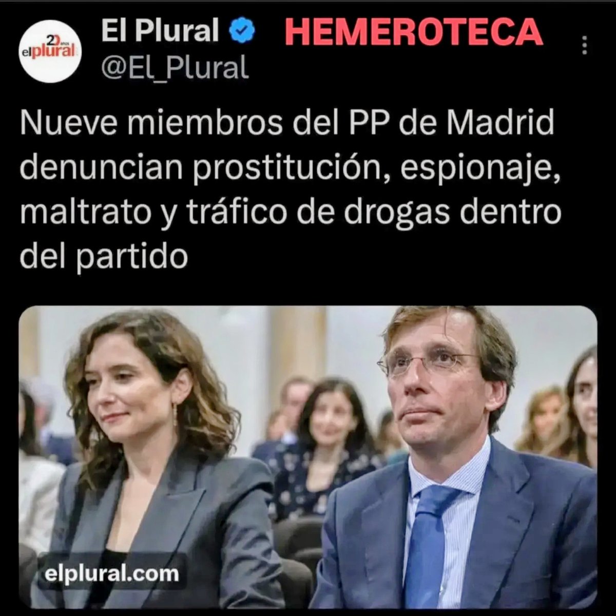 Que curioso esto pasa con el PP y la prensa nada. Si lo mismo pasase con un Gobierno de izquierdas sería noticia a todas horas durante meses.  Repito muy curioso