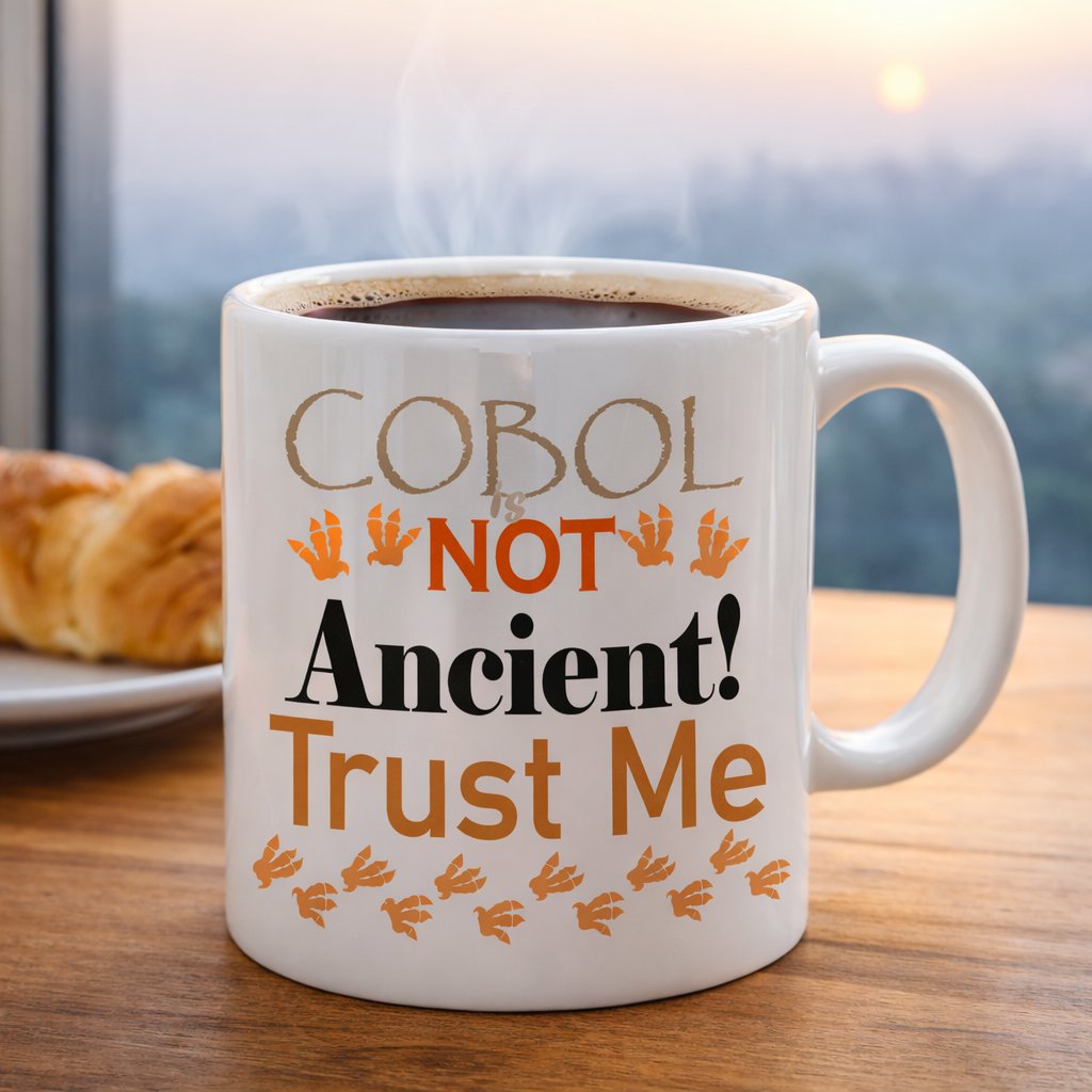 shirtparking's tweet image. COBOL Is Not Ancient – Legacy Code, Modern Power zazzle.ca/cobol_is_not_a… via @zazzle #COBOLProgramming #MainframeLife #Ancient #ModernPower #LegacyCode #Shirtparking