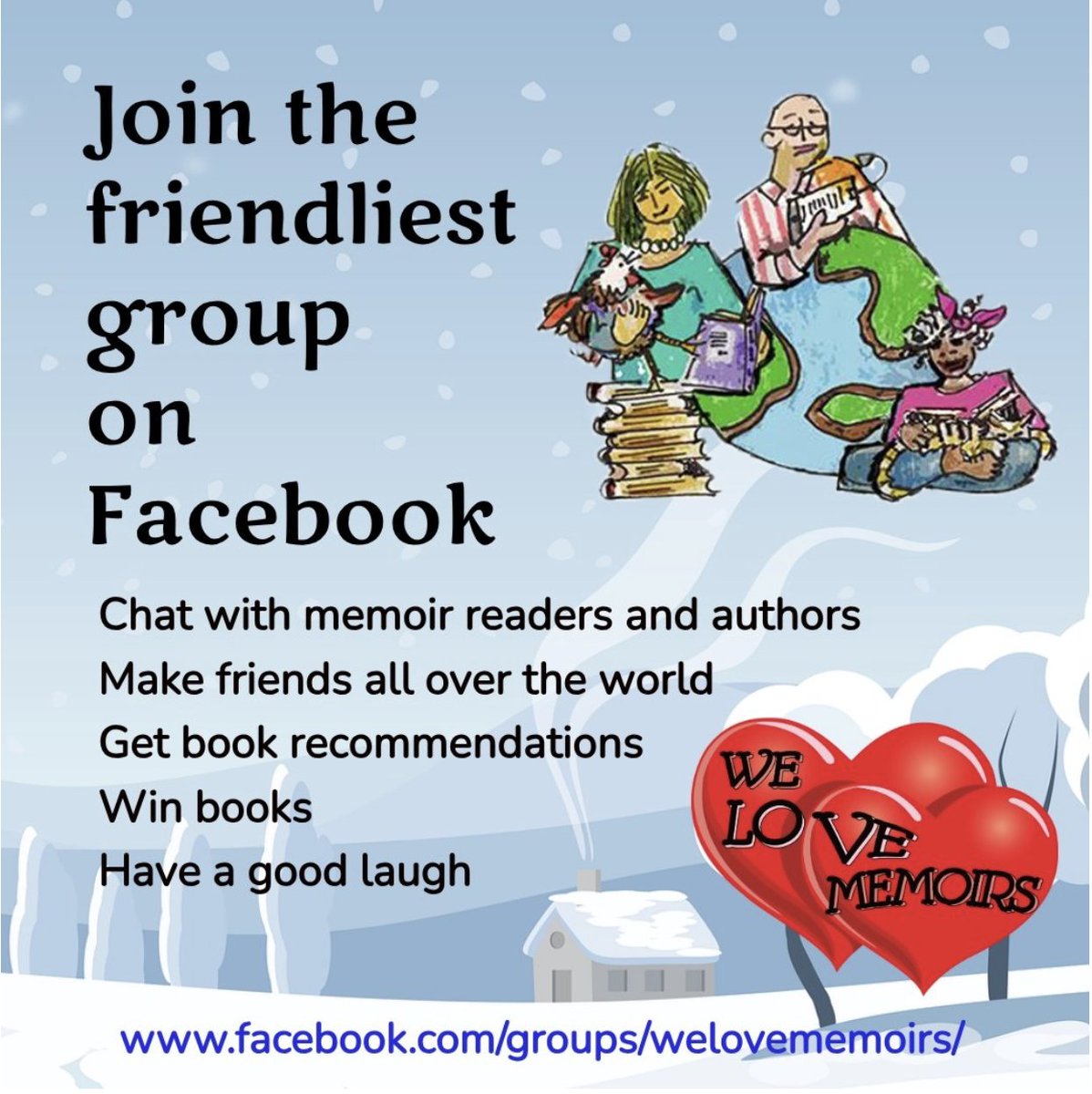 If you love reading or writing memoirs, join us!
facebook.com/groups/welovem… #welovememoirs