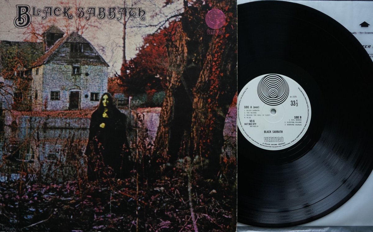 archived! GBP 751 | Black Sabbath - Black Sabbath 1970 Uk First Pressing  #vinyl #BlackSabbath https://t.co/pO2qozyVTJ, image size:1200x749