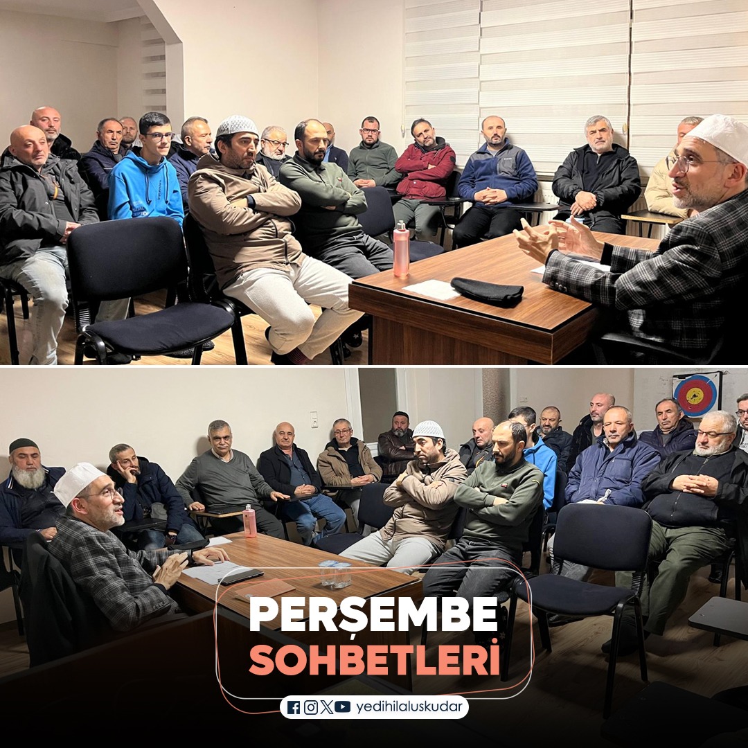 Bu Hafta ki Perşembe Sohbetimizden Kareler.🌷

Abdulhamid Ramazanoğlu hocamızla güzel bir sohbet yaptık. Teşrifleri ve sohbetleri için
Hocamıza ve tüm katılımcılarımıza teşekkür ederiz.

#YediHilalÜsküdar
#PerşembeSohbetleri