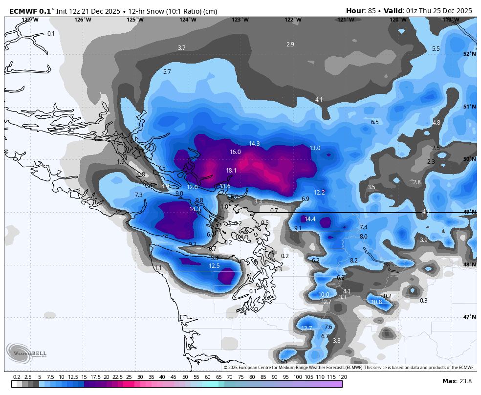 vlad_rad's tweet image. #Xmas Eve snowstorm on ECMWF... @environmentca calling it dry. Nanaimo/East Van Isle, stay ready. ❄️
#BCSnow #BCStormWatch #BCWx #VancouverIsland