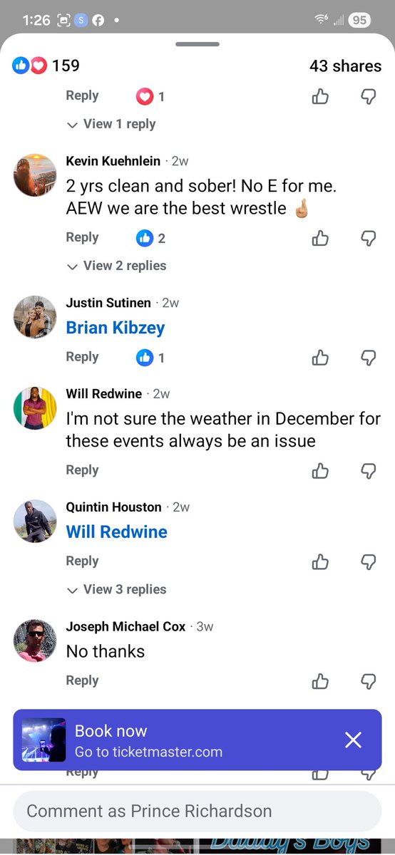 PeterPromo's tweet image. The comments for the wwe event tho.👀👀💀 @RateWork