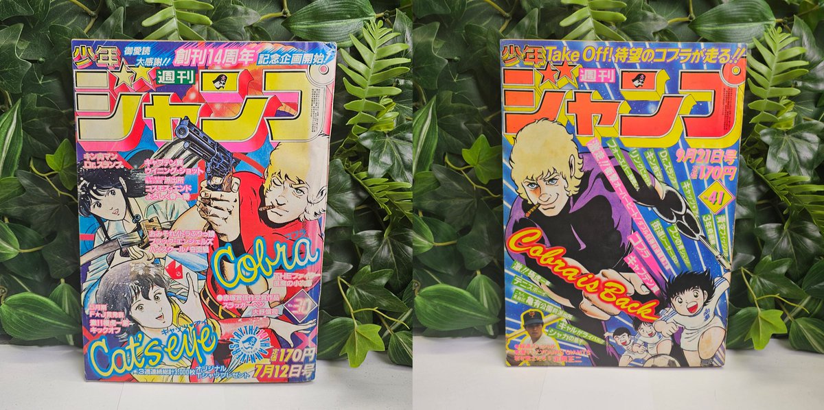🆕️ Nouveautés 🆕️
Salut l’équipe,
Cobra est enfin de retour en boutique ! 🔫
6 numéros du Weekly Shonen Jump, de 1979 à 1984 📅
Disponible sur : konotoree.com